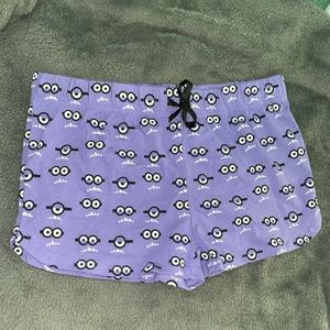 NWOT Purple Minion Shorts